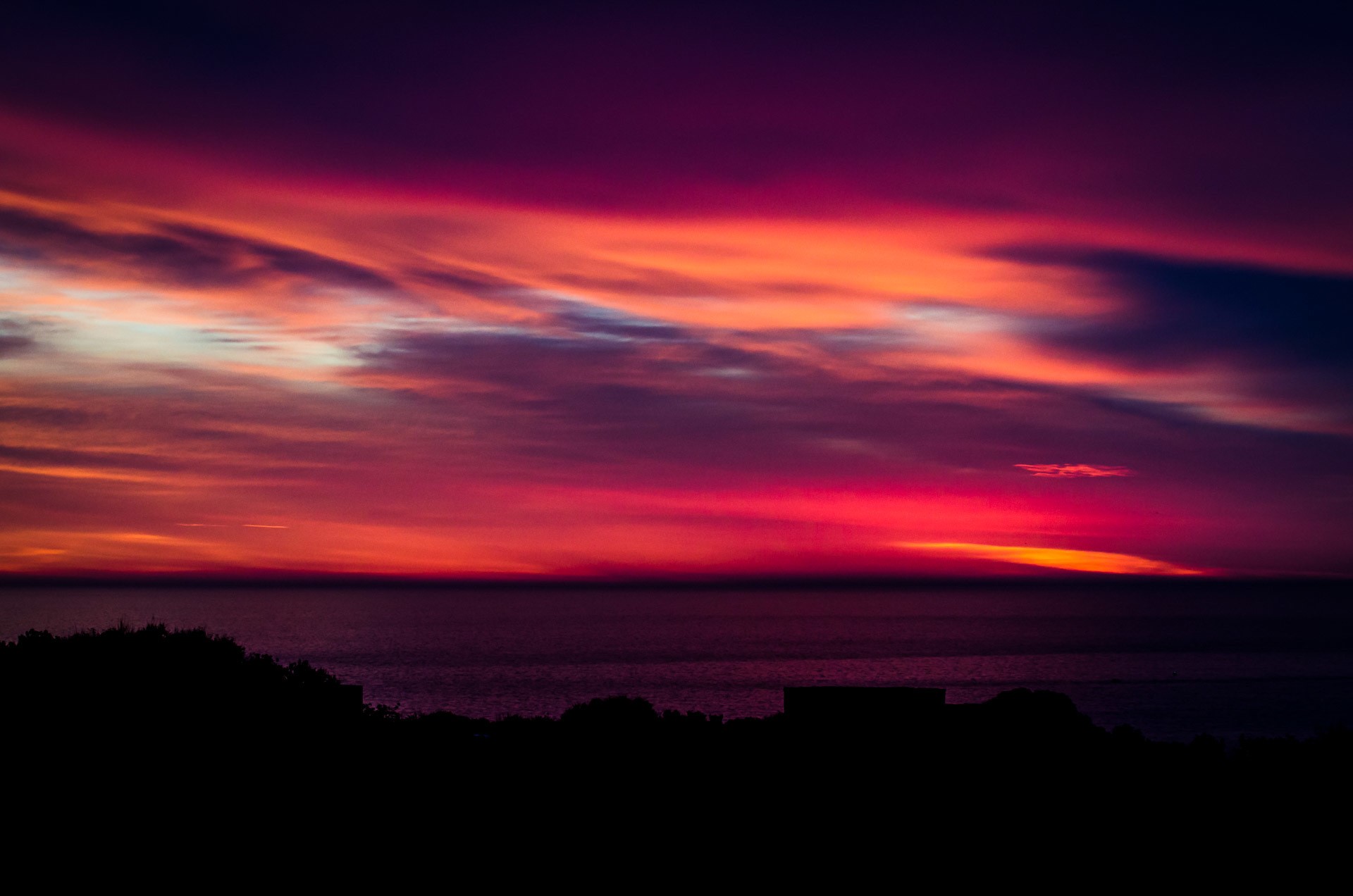 Deep Coloured Sunrise from Xaghra, Gozo
